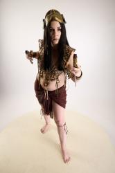 Moira Cosplay Ancksunamun Standing with Knifes